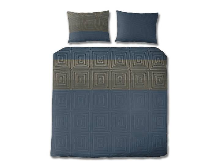 Bettwäsche FLORELLA Jiu dunkelblau Edel-Satin, 100% Baumwolle , blau (dblau), B/L: 200cm x 200cm, 1 Stk., 2 Stk., Satin, B/L: 70cm x 90cm, Satin, Obermaterial: 100% Baumwolle CO., Bettwäsche, Bettwäsche