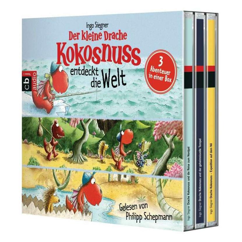 Edel Der kleine Drache Kokosnuss entdeckt die Welt (Ingo Siegner, Philipp Schepmann, Deutsch) (8371-3894-8)