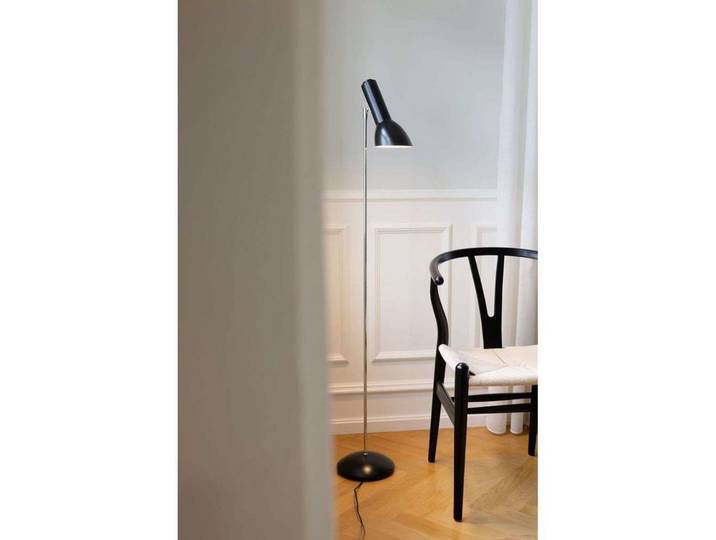 Oblique Lampadaire Noir Mat - Cph Lighting - Salon / séjour - Aluminium