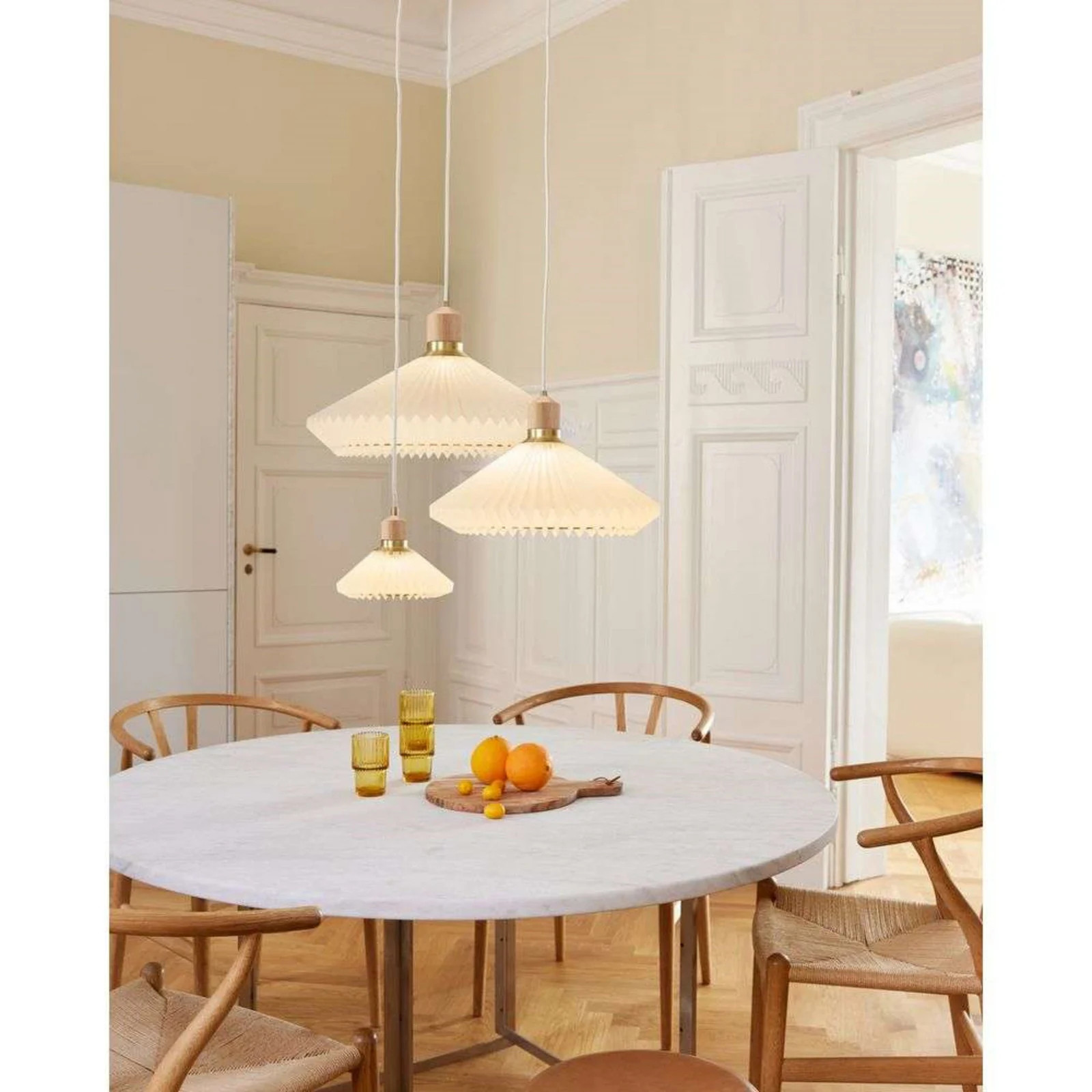 Halo Design Paris hanglamp groen textiel Ø 40 cm