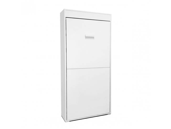 Lit escamotable verticaux blanc 219x103x36cm