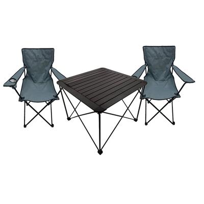 Mojawo 3er Campingmöbel Set Campingtisch Campingstuhl Regiestuhl Anglerstuhl