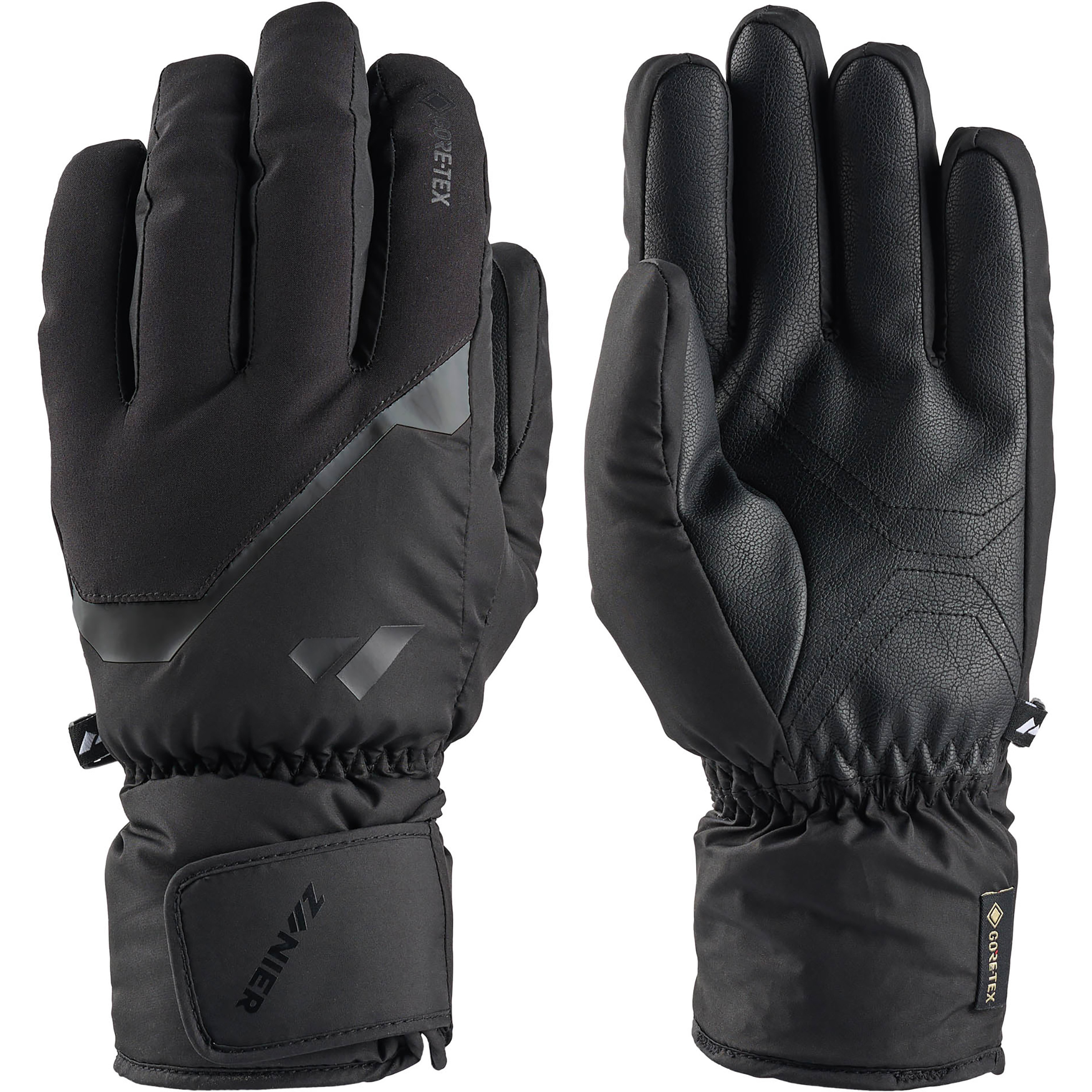 Zanier Gloves Rauris GTX Kinder Fingerhandschuhe schwarz Größe M Skifahren | Lifestyle Winddicht Wasserabweisend