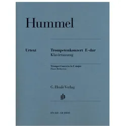 Konzert E-Dur für Trompete und Orchester für Trompete und Klavier (mit Trompetenstimmen in E, Es, C, Fachbücher von Michael Kube