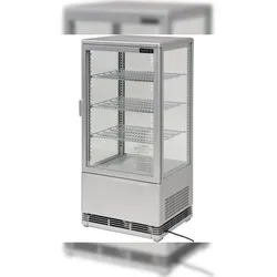 Kühlvitrine, Temperaturbereich -0 ~ +12  ̊C, 180W, 78L, 42x38x96cm