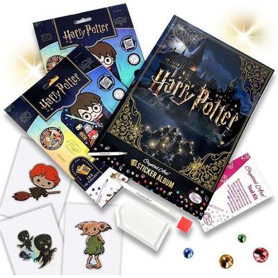 Craft Buddy CA-31HPSALB - Crystal Art, Harry Potter Sticker Album Starter Pack, 25x20cm, Diamant-Malerei-Set
