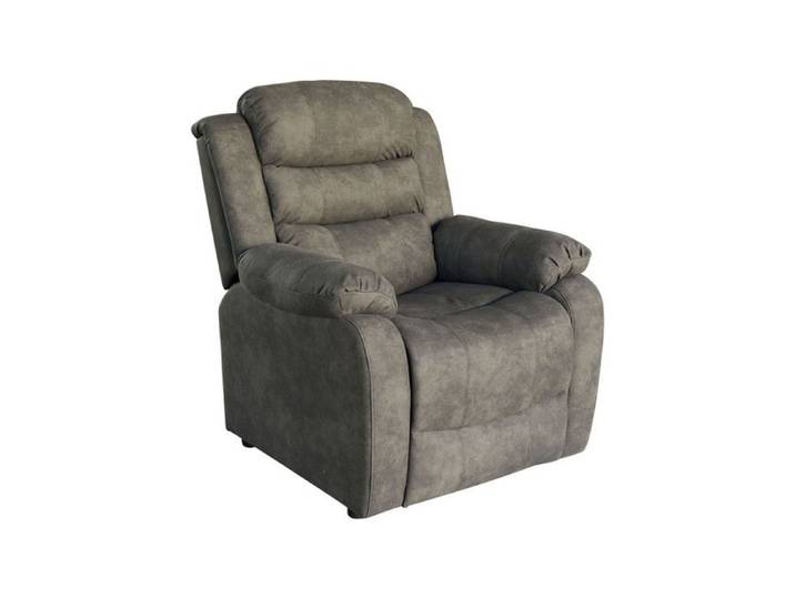 Fauteuil 1 place Jules simili gris Takasit