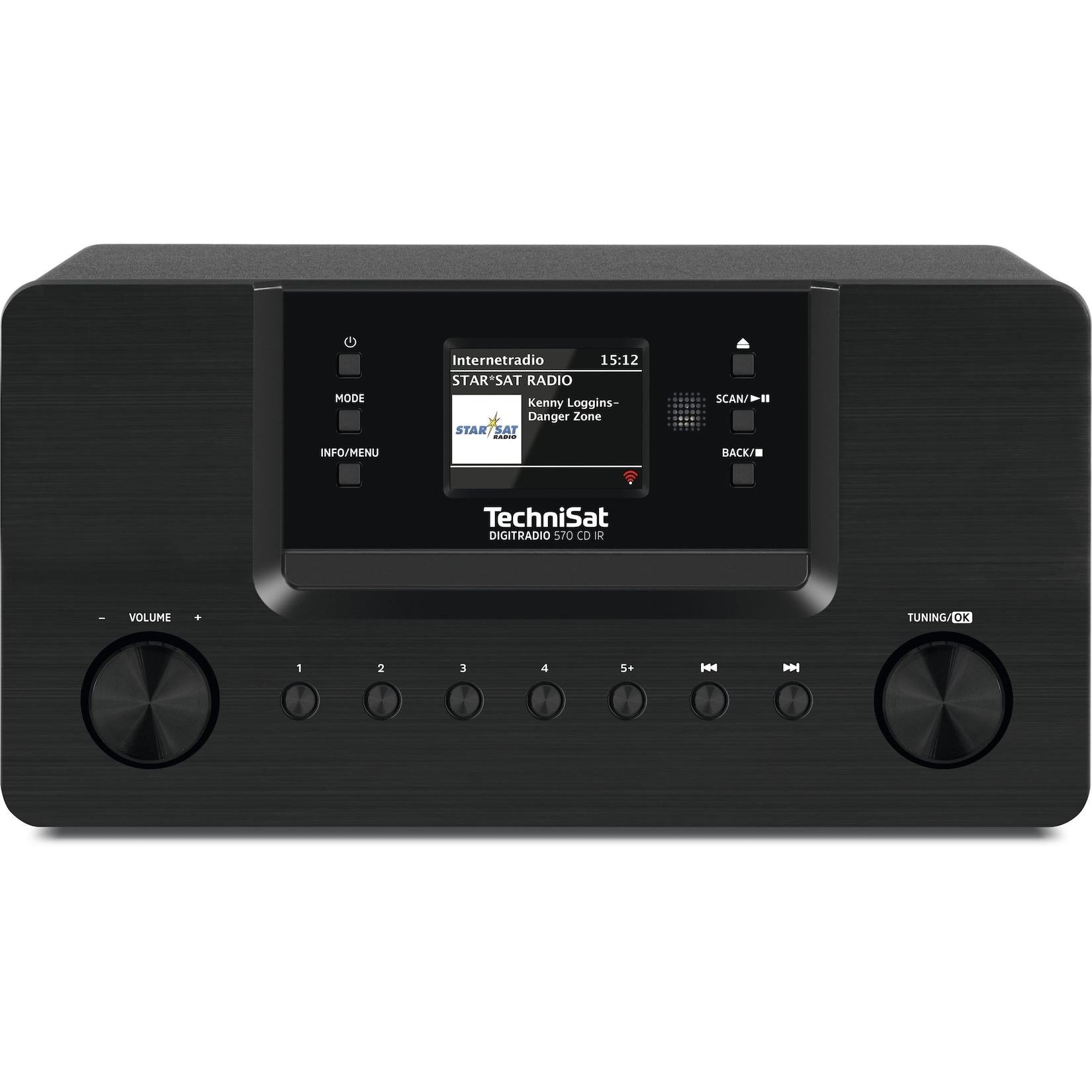 TechniSat DIGITRADIO 570 CD IR Stereoradio mit DAB+, UKW & Bluetooth