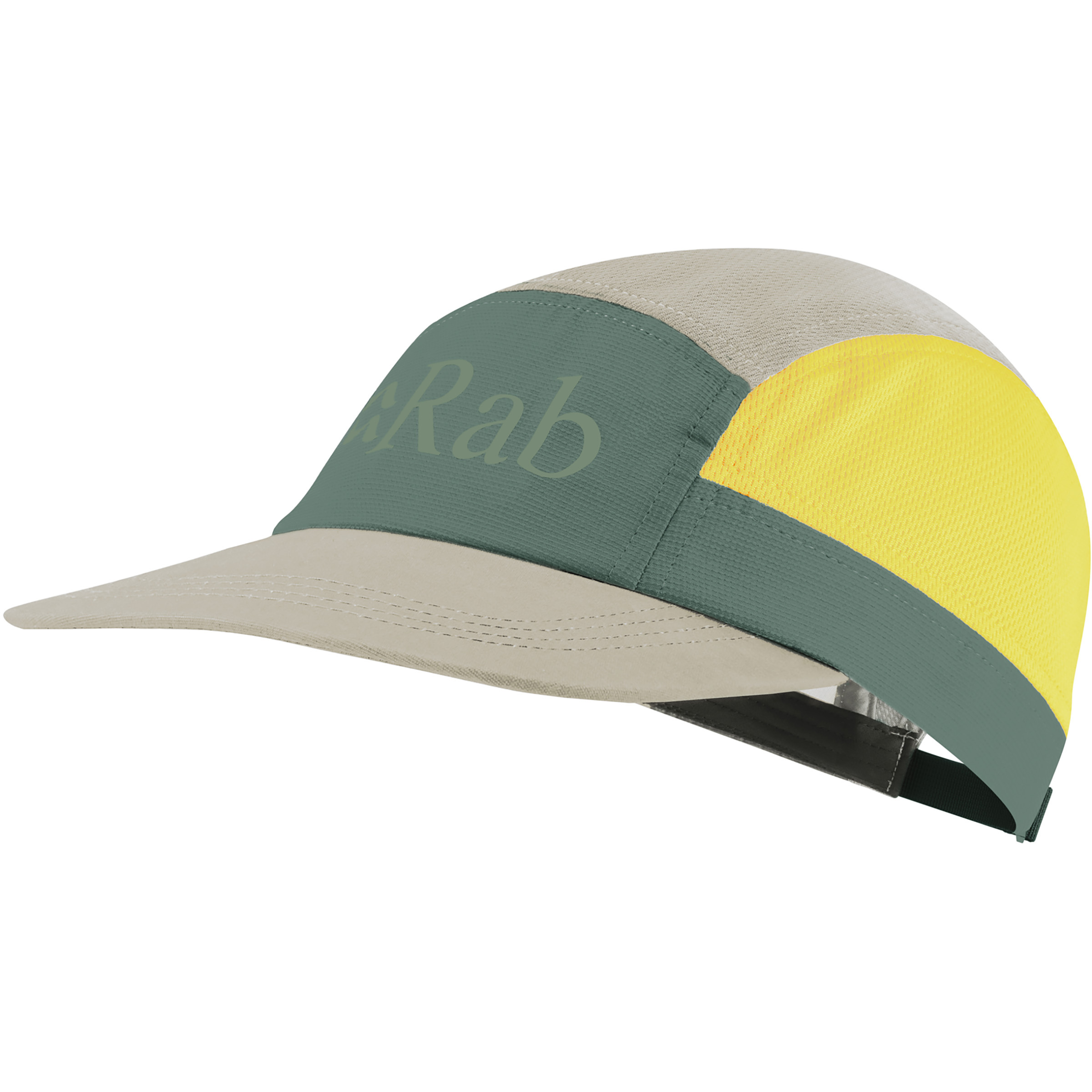 Rab Momentum 5 Panel Cap Basecaps gelb Trekking Schnell trocknend
