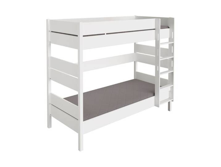 Etagenbett Tiago 90 x 200 cm Weiß Dekor Hochbett