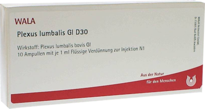 WALA Heilmittel GmbH PLEXUS LUMBALIS GL D 30 Ampullen 10X1 ml 02951248