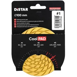 DiSTAR Cool PAD - Polierscheiben (3 verschiedene Stärken) - # 1 (Körnung 30 / 60 / 120)