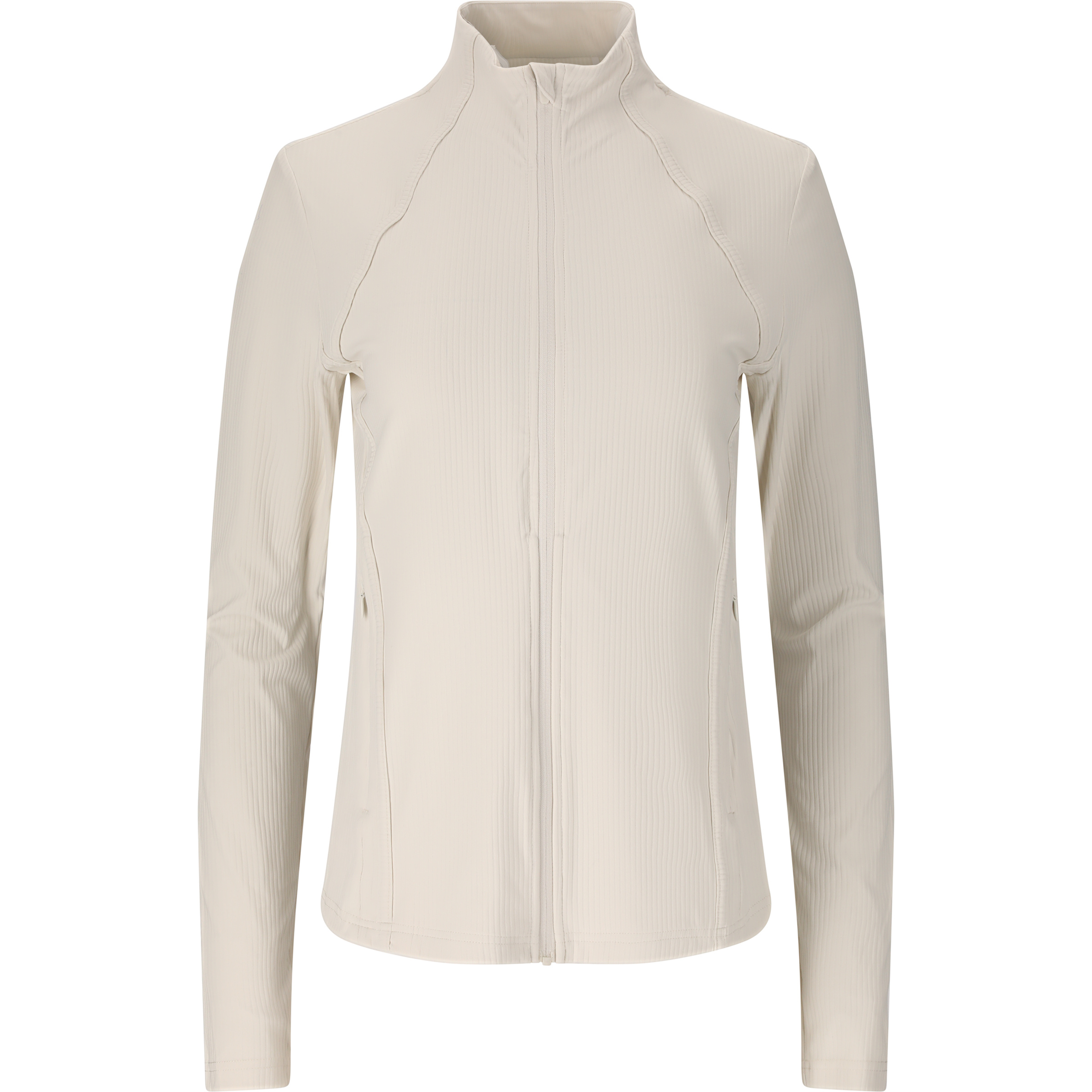 Athlecia Thrine Rib Damen Stoffjacke grau Größe XXL Yoga | Training & Fitness Elastisch