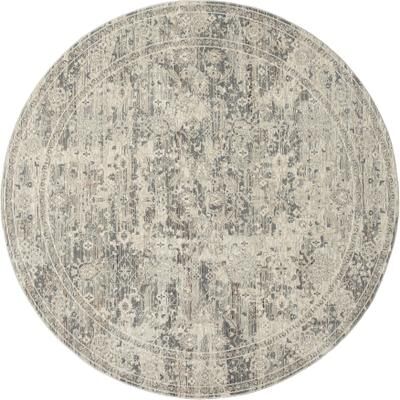 KALATY Vintage Grey Area Rug