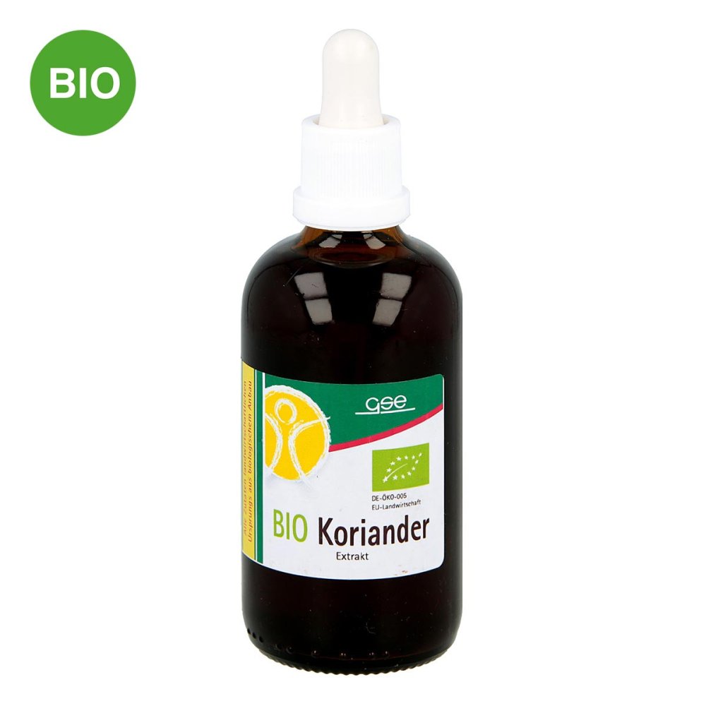 GSE Vertrieb Biologische Nahrungsergänzungs- & Hei Koriander Extrakt Bio 23% V/v 00159551