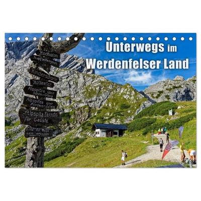 Unterwegs im Werdenfelser Land (Tischkalender 2027 DIN A5 quer), CALVENDO Monatskalender
