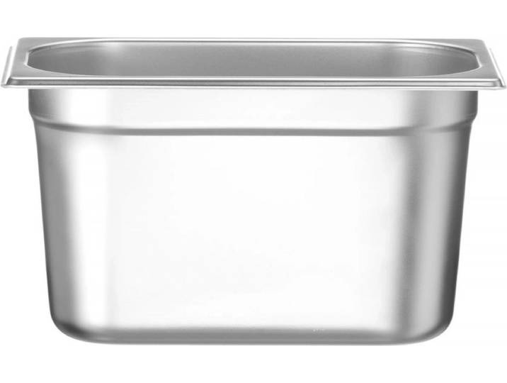 HENDI GN-container 1/4 – Budget Line – 4L – 265x162x150 mm – lichtgewicht roestvrij staal