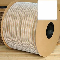 Drahtbinderücken-Spule 2:1 weiß | 19,0 mm (3/4"), Kunststoff, Stahl