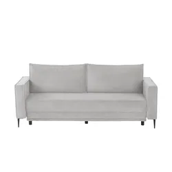 Schlafsofa  Teresina , grau , Maße (cm): B: 222 H: 93 T: 98.0