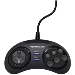 Retroflag MegaPi Retrodesign Controller (PC), Gaming Controller, Schwarz