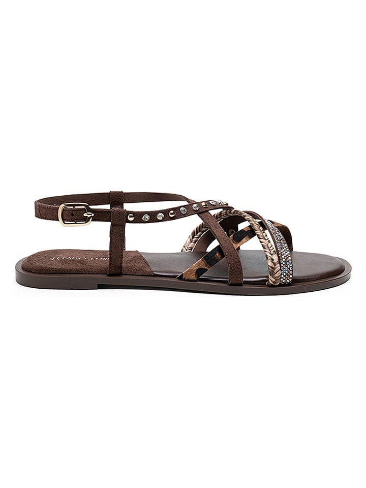 Foreverfolie Sandalen in Braun - 40