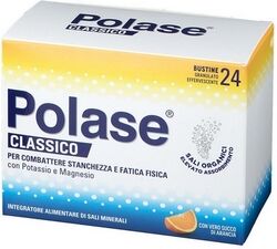 HALEON ITALY Srl Polase Classico Granulato - 24 bustine Arancia - Integratore di sali minerali e vitamine