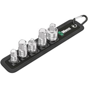 Wera Stecknuss-Adapter 781/5 Set 1, 05042680001, Vergrößerungs- und Reduzieradapter, 5-teilig