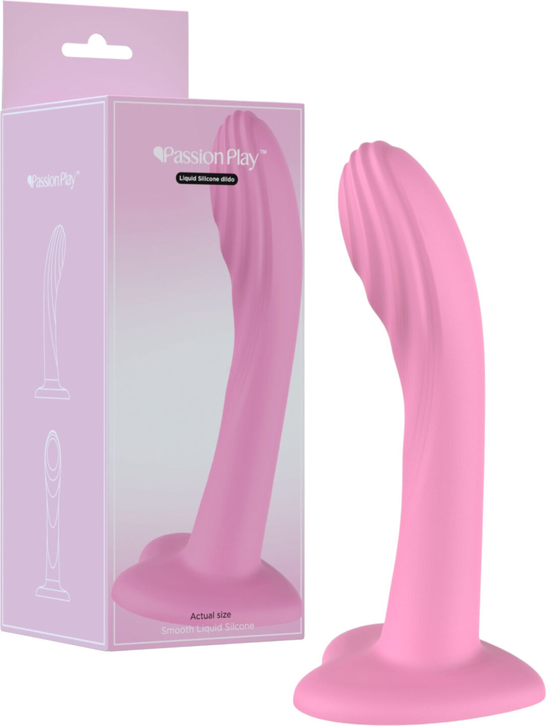 Passion Play - Flydende Silikonedildo (Pink)
