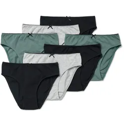 Tchibo - 7 Mädchen-Slips - Mädchen - Gr. 122/128 - schwarz