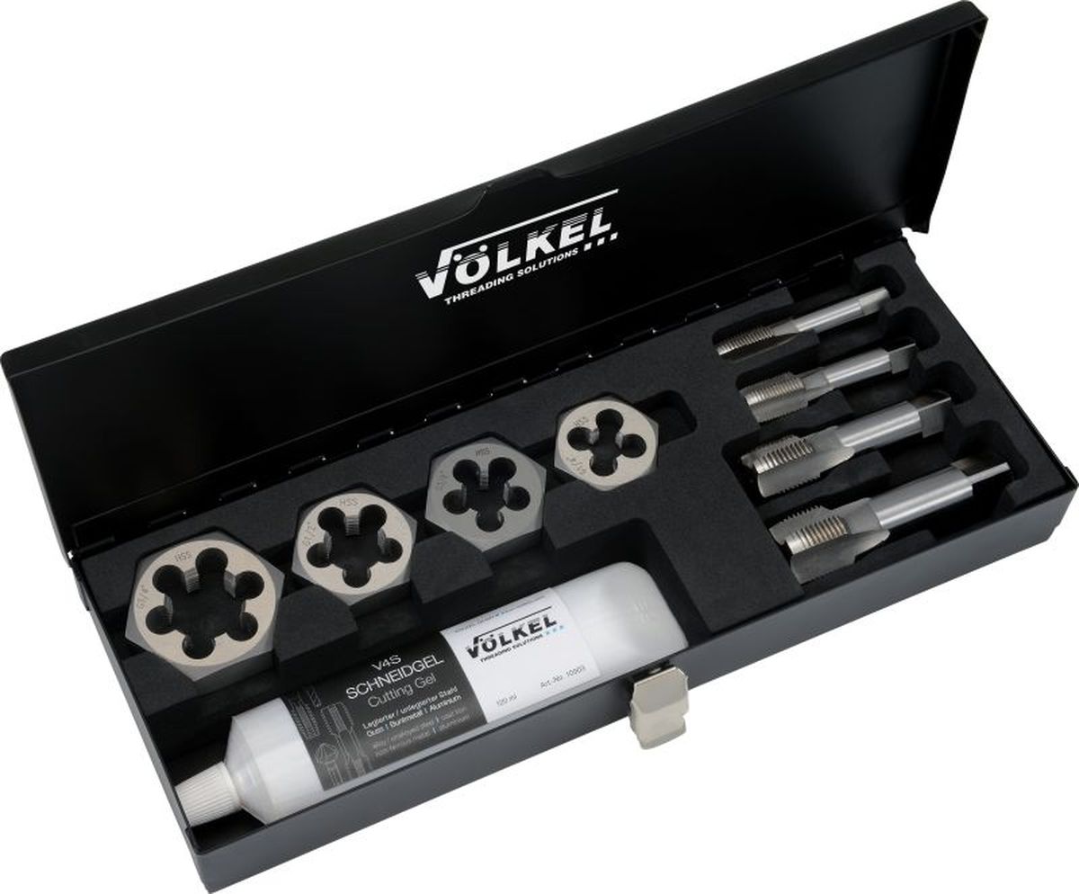 Volkel set sanitario G 1/4 - 3/4 pollice, 9 pezzi