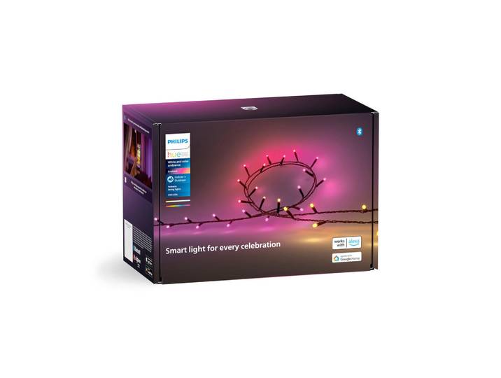 Philips HUE Lichterkette, Schwarz, Kunststoff, 10x15x25 cm, Lampen & Leuchten, Innenbeleuchtung, Dekoleuchte, Lichterketten