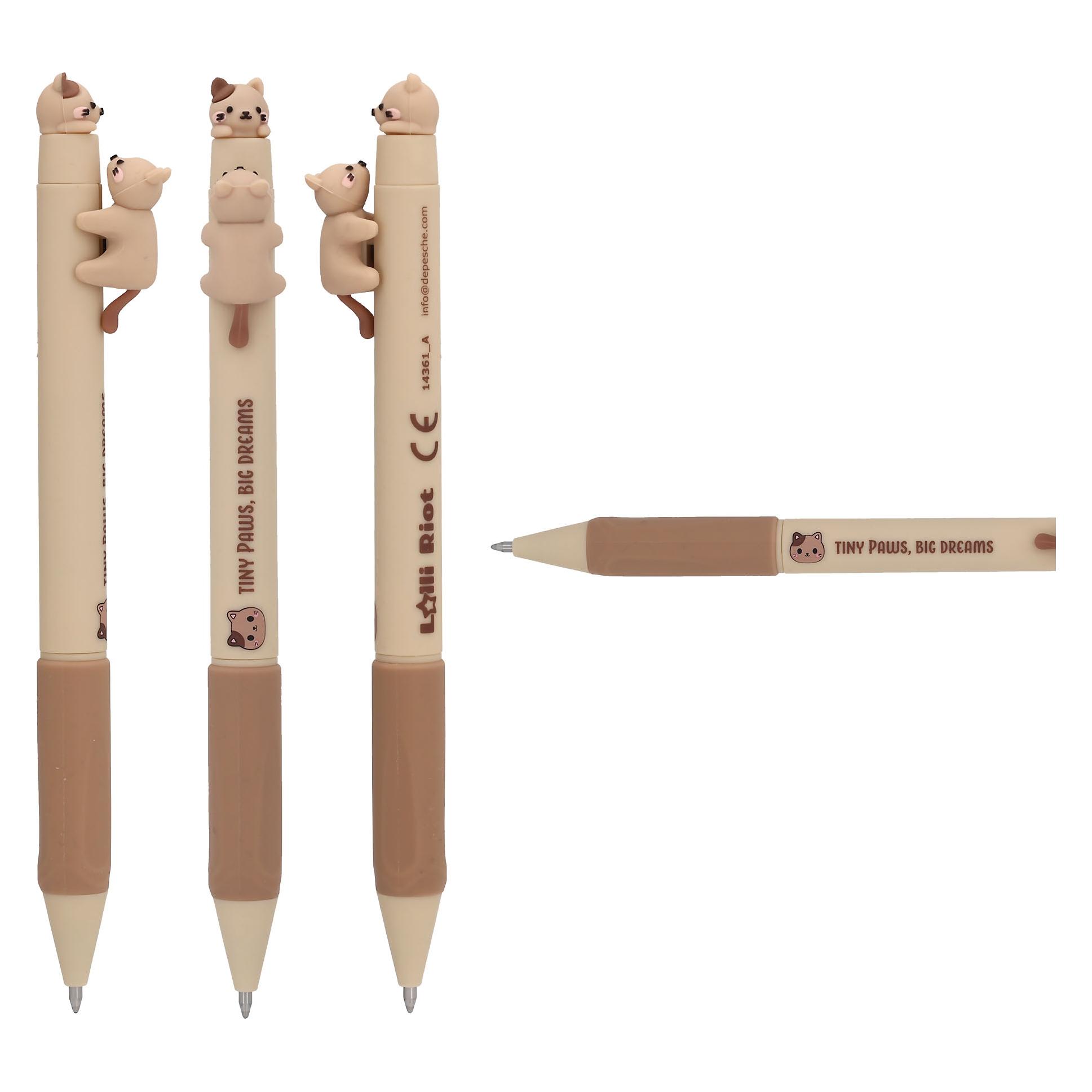 Lolli Riot - Erasbale Gel Pen Click and Kiss, 1 pcs (414361) (1x) (0414361)