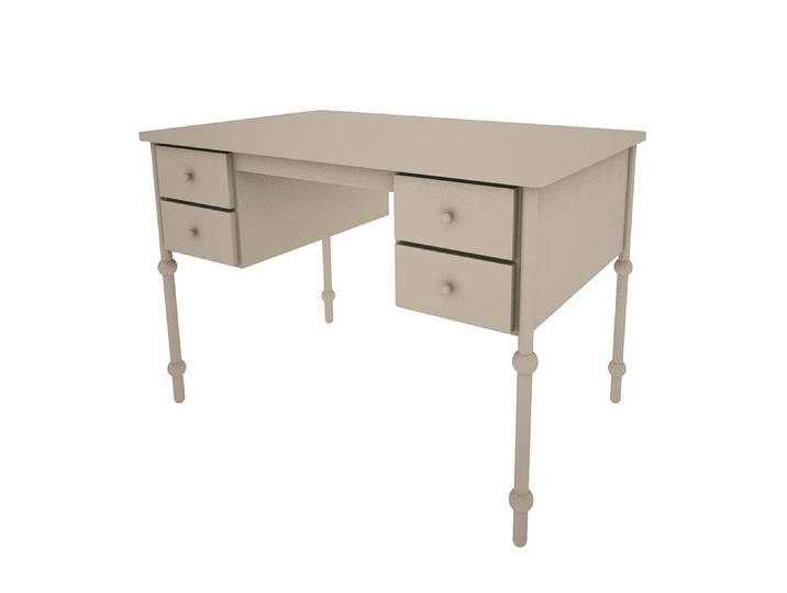 Bureau 4 tiroirs Wood Luck Babushka Olive