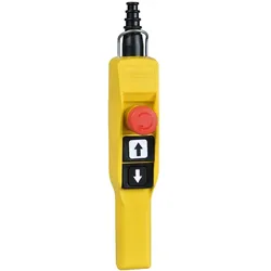 Schneider Electric XACA2134 Hängetaster XAC-A, 2 Drucktaster m. Schutzkappe 1 Not-Halt/Not-Aus-Taster