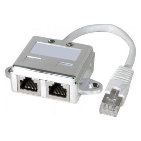 Exertis Connect Y-Adapter RJ45 Cat.5e STP (RJ45, RJ45 (2x)) (252471)