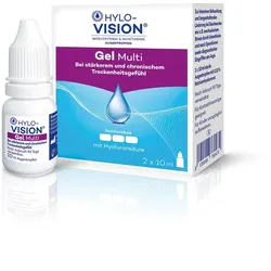 HYLO-VISION Gel multi Augentropfen 2X10 ml