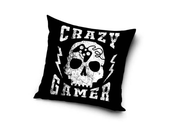Gamer sierkussen Crazy Gamer 40X40 cm