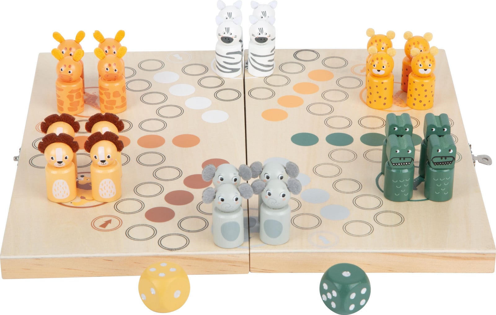 Small Foot Ludo Safari bordspel voor 6 spelers