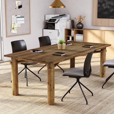 Bluebell 5 ft Conference Table, Solid Wood Meeting Seminar Table Office Desk