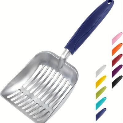 Uplift Picks Heavy Duty Stainless Steel Cat Litter Scoop With Long Handle Metal Sifter For Easy Cleaning Heavy Duty Stainless Steel Cat Litter Scoop With Long Handle Metal Sifter For Easy Cleaning