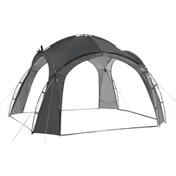 DELUKE Pavillon ZAGREB Grau Polyester Campingpavillon Festivalpavillon Gartenpavillon