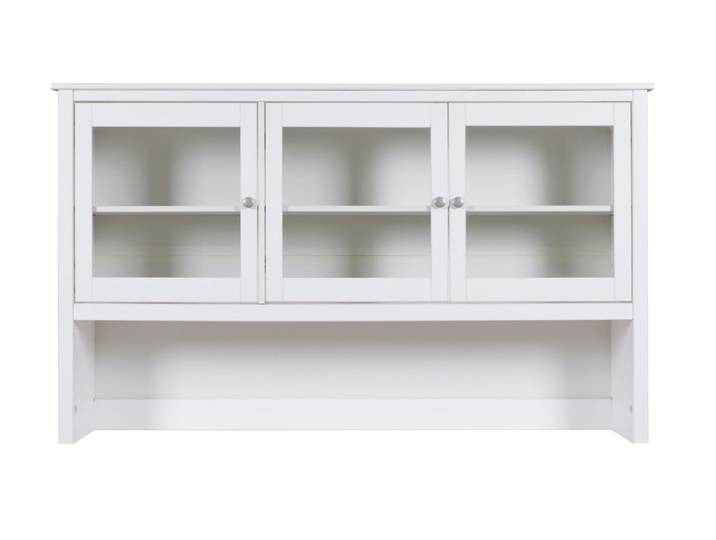 Inter Link Chilly Home Vitrinenaufsatz Massivholz Kiefer/Glas