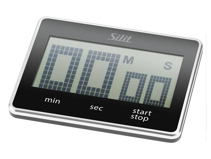 Küchentimer SILIT Attimo Schwarz , schwarz, Wecker, Küchentimer