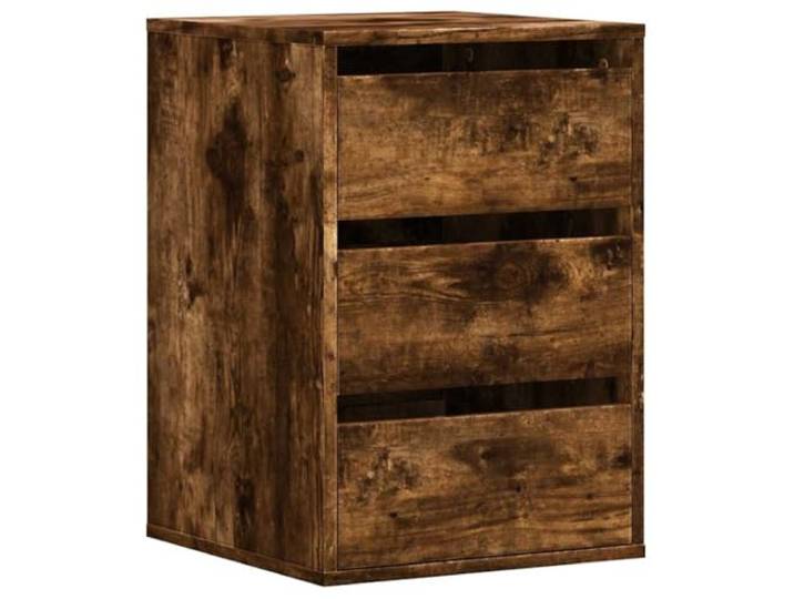 Kommode Smoke Dab 40x41x58cm mit 3 Schubladen Material Holzwerkstoff Ausstellungsplatte, fliegen Pflege, stabile Ausführung, Wandmontage, 3 Schubkästen