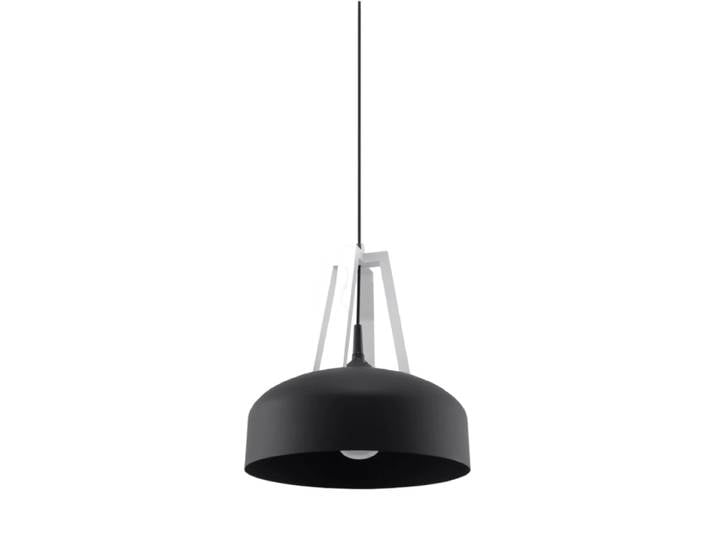 Design Pendellampe „Casco“ Schwarz Sollux Lighting