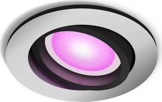 Philips Hue Centura GU10 White and Color Ambiance Deckeneinbauleuchte, Aluminium