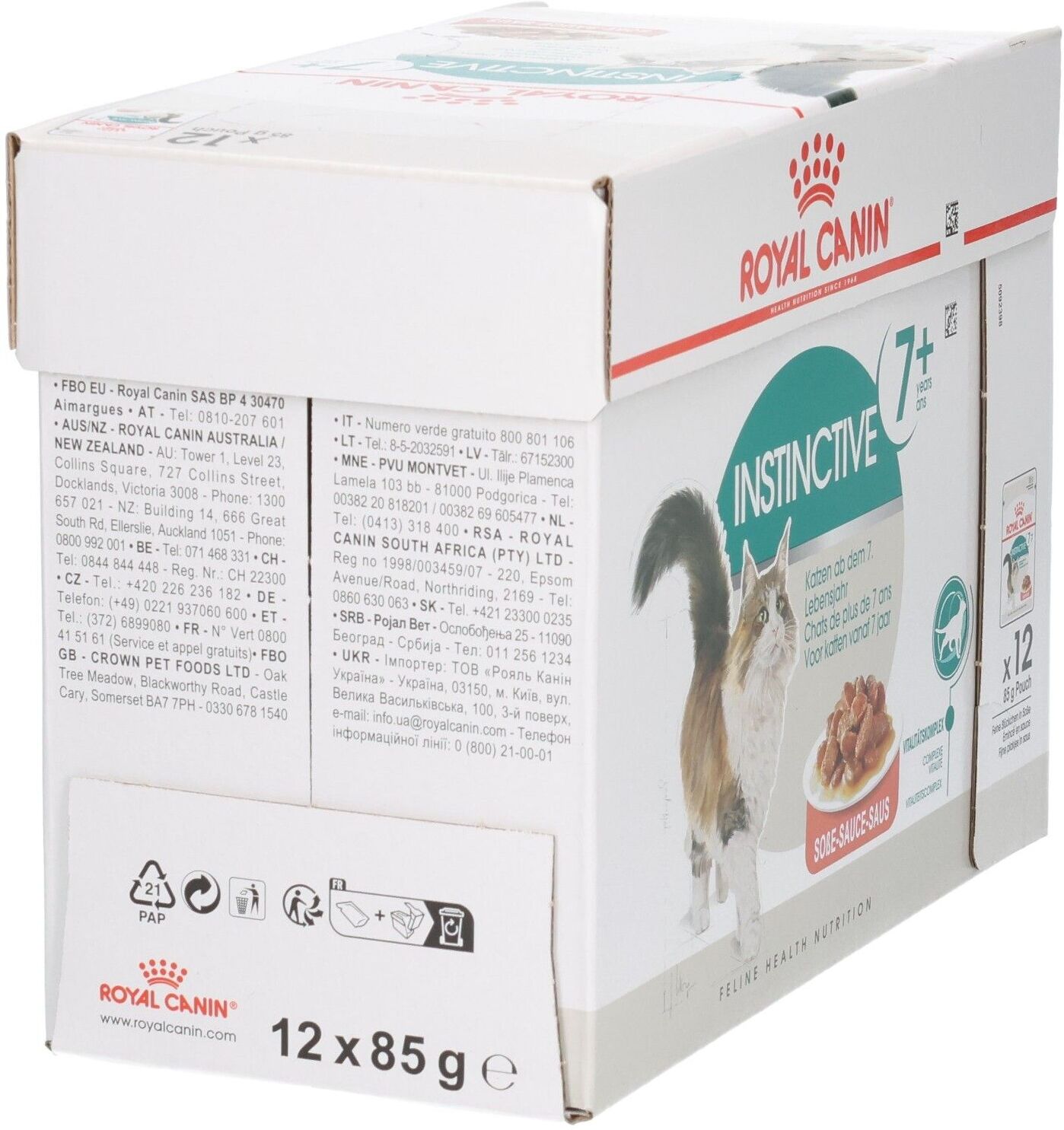 Royal Canin FHN Instinctive 7+ IN Gravy 85g x 12 12x85 g Futter