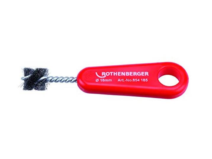 Binnenborstel van koperen buis: 18 mm.