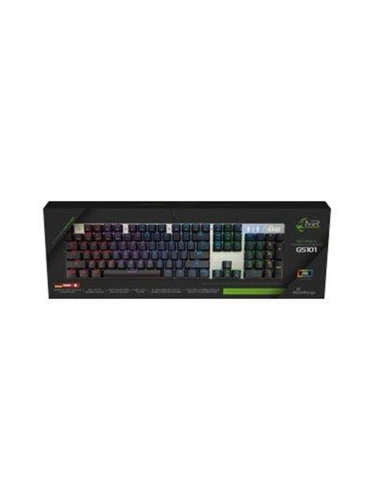 MediaRange Gaming Series - Gaming Tastatur - Deutsch - Silber