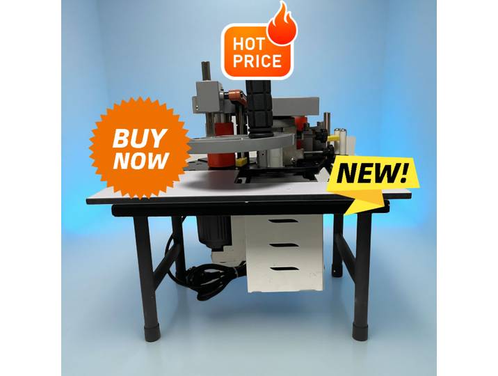 Machine à chantourner portable 220V 1200W - Chantourneuse à colle double face pour bois et PVC avec plateau de coupe, vitesse réglable, 1000ml LY ST300
